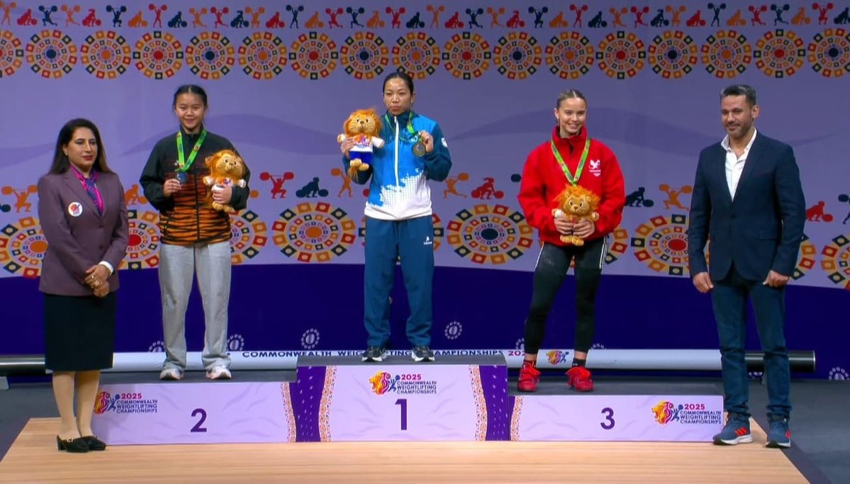 Losing that extra 1kg is a big Mirabai Chanu takes gold at Commonwealth Championship one year after Paris Olympics heartbreak