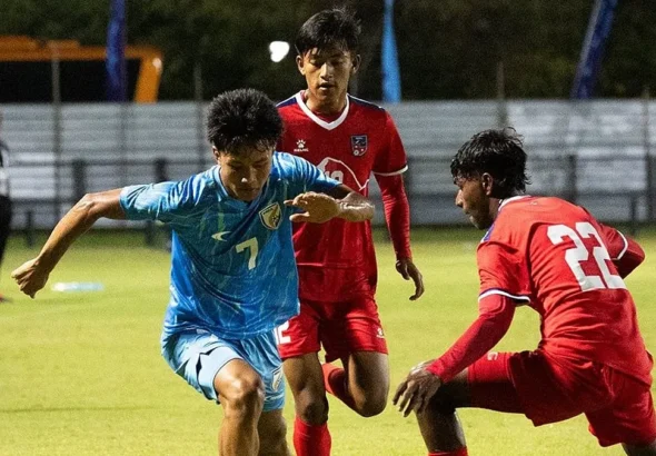 India vs Nepal Blue Colts march to SAFF U17 Final with 3-0 victory