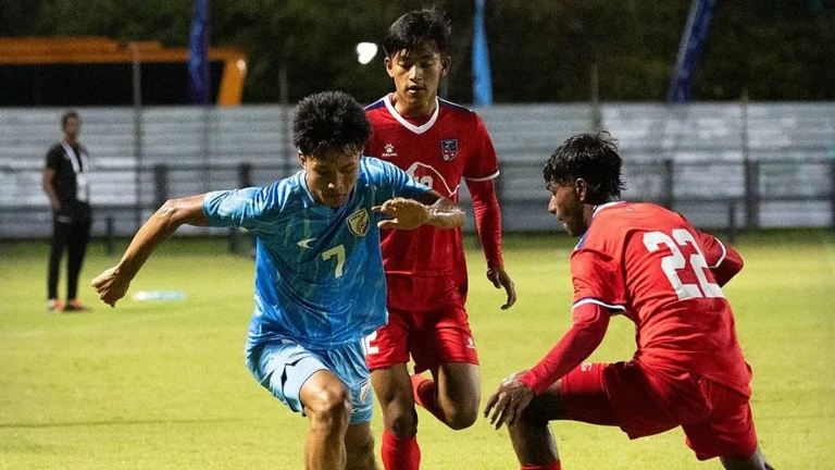 India vs Nepal Blue Colts march to SAFF U17 Final with 3-0 victory